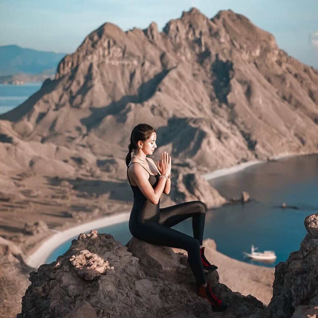 Ini isi doa Kirana Larasati saat di Pulau Padar 2 Kirana Larasati di Labuan Bajo
