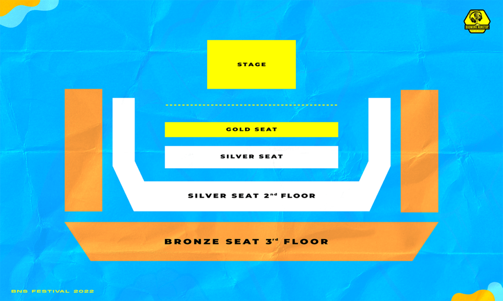 Jangan sampai ketinggalan! Bocoran BNS FEST SUMPAH PEMUDA 2022 11 SEAT LAYOUT